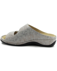 Klapki dla kobiet z miękkiej skóry naturalnej na lato Berkemann Daria 01002-431