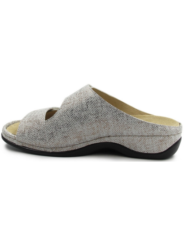 Klapki dla kobiet z miękkiej skóry naturalnej na lato Berkemann Daria 01002-431