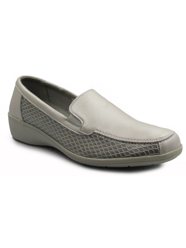 Eleganckie białe wygodne półbuty dla kobiet na jesień Comfortabel 942198-92