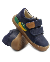 Buty Na Jesień Dla Chłopca Półbuty Barefoot Ameko Otis Croco Navy