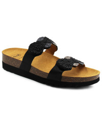 Klapki Damskie Koraliki Scholl Pamilla 2 Straps Med mf320161004