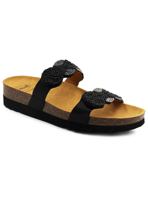 Klapki Damskie Koraliki Scholl Pamilla 2 Straps Med mf320161004