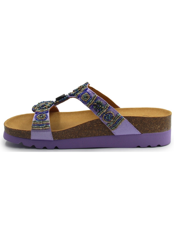 Damskie Klapki Na Lato Koraliki Scholl New Bogota Wedge Med MF266071033