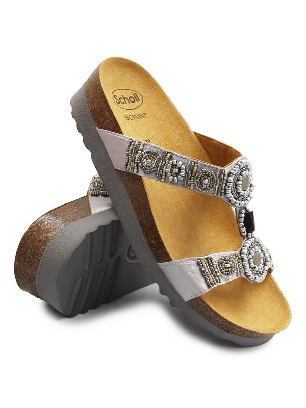 Klapki Damskie Scholl New Bogota Wedge Med MF266071628