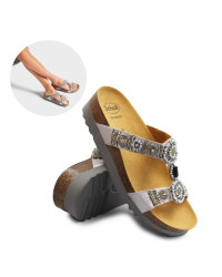 Klapki Damskie Scholl New Bogota Wedge Med MF266071628