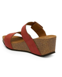 Klapki Damskie Na Obcasie Scholl Ravello 2 Straps med MF320451555