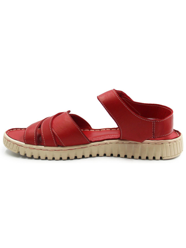 Komfortowe sandały damskie na lato ze skóry naturalnej Manitu 910145-04