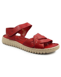 Komfortowe sandały damskie na lato ze skóry naturalnej Manitu 910145-04