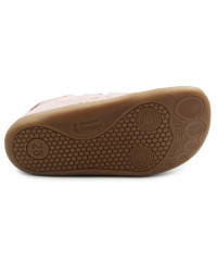 Buty Na Wiosnę Dla Dziewczynki Barefoot Ameko Pudrowe Gwiazdki