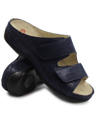 Klapki dla seniorek na lato na szerokie stopy Berkemann Daria 01002-335