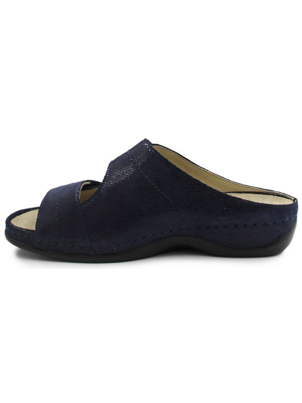 Klapki dla seniorek na lato na szerokie stopy Berkemann Daria 01002-335