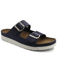 Męskie klapki na lato ze skóry naturalnej Berkemann Adam 01950-320