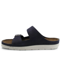 Męskie klapki na lato ze skóry naturalnej Berkemann Adam 01950-320