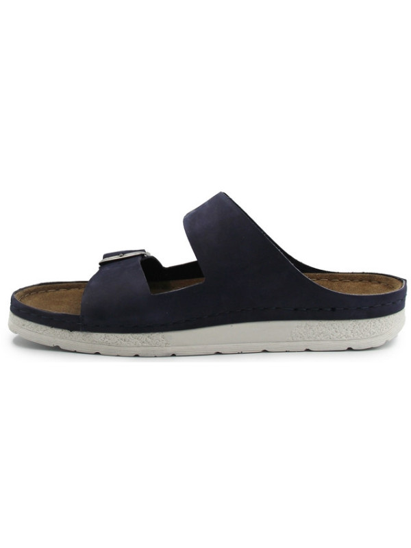 Męskie klapki na lato ze skóry naturalnej Berkemann Adam 01950-320