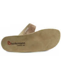 Klapki ze skóry naturalnej na lato dla kobiet Berkemann Winona 01466-446