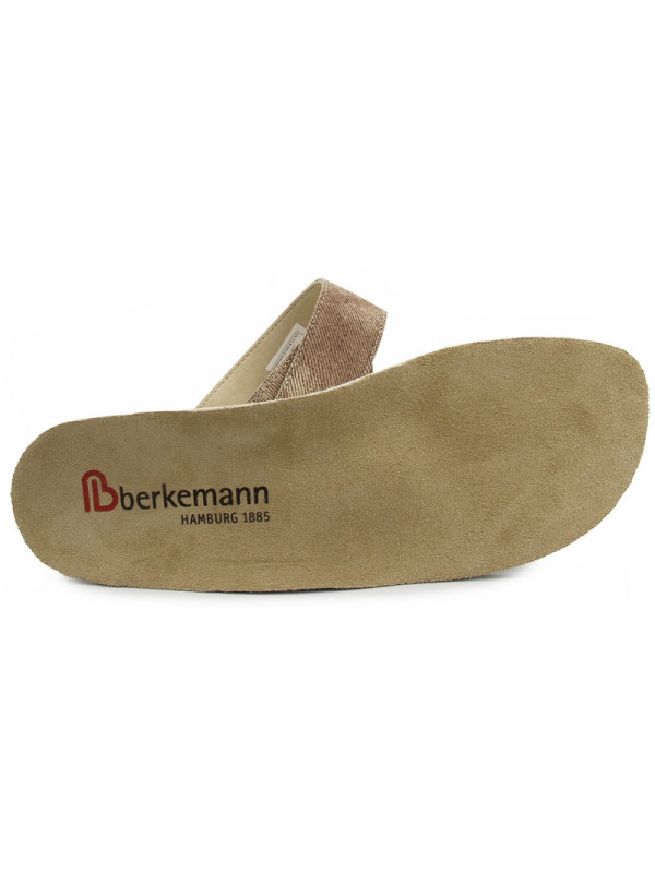 Klapki ze skóry naturalnej na lato dla kobiet Berkemann Winona 01466-446
