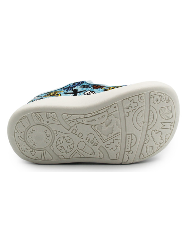Buty Po Szkole Dla Chłopca Kapcie Chłopięce DD STEP C100-51643