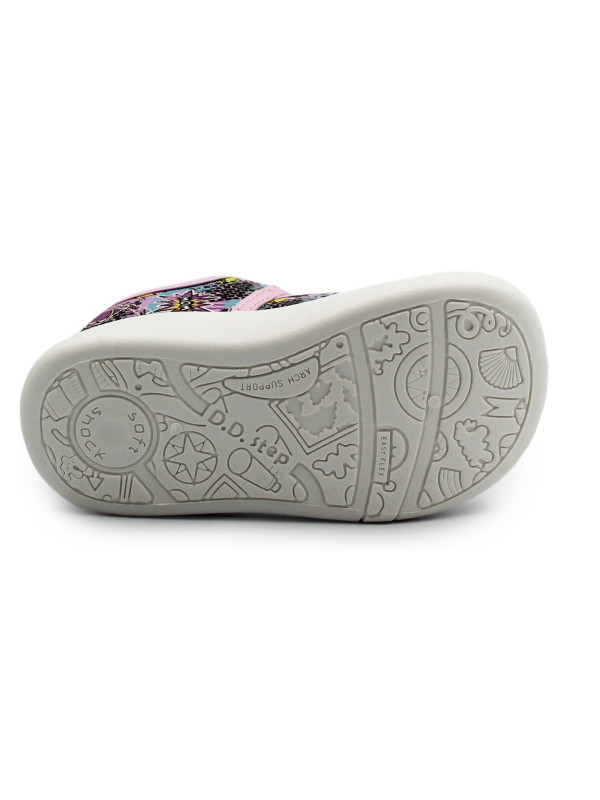 Kapcie Dziewczęce Do Szkoły i Przedszkola DD STEP C100-51511