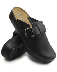 Klapki Damskie Do Pracy Zabudowane Palce Scholl Nilla Buckle med MF 31730004