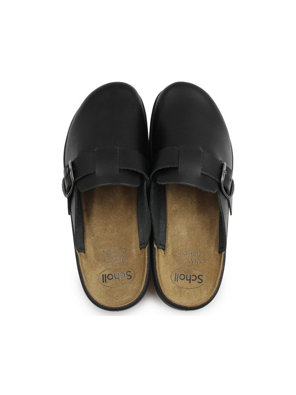 Klapki Damskie Do Pracy Zabudowane Palce Scholl Nilla Buckle med MF 31730004