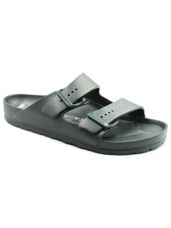 Klapki Męskie Basenowe Plażowe Genuins Mallorca khaki