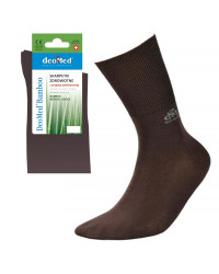 Skarpetki Zdrowotne Bambusowe Deomed Bamboo Brązowe