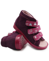 Standałki ortopedyczne dla dziewczynek z wysokim zapiętkiem Dawid 003 II gatunek