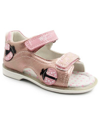 Sandały Dla Dziewczynki Wojtyłko 1s23733 Róż