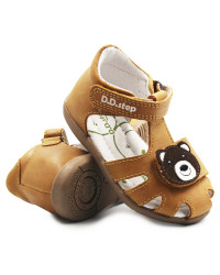 Sandały Dziecięce Na Lato z Misiem DD STEP G075-51284A Yellow