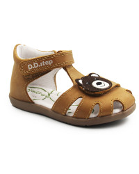 Sandały Dziecięce Na Lato z Misiem DD STEP G075-51284A Yellow