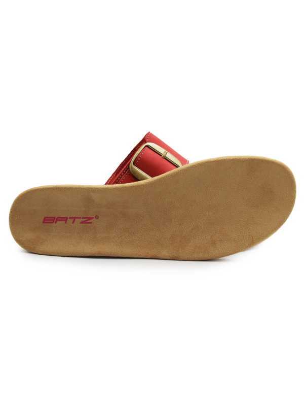 Klapki Damskie Batz Karina Czerwone