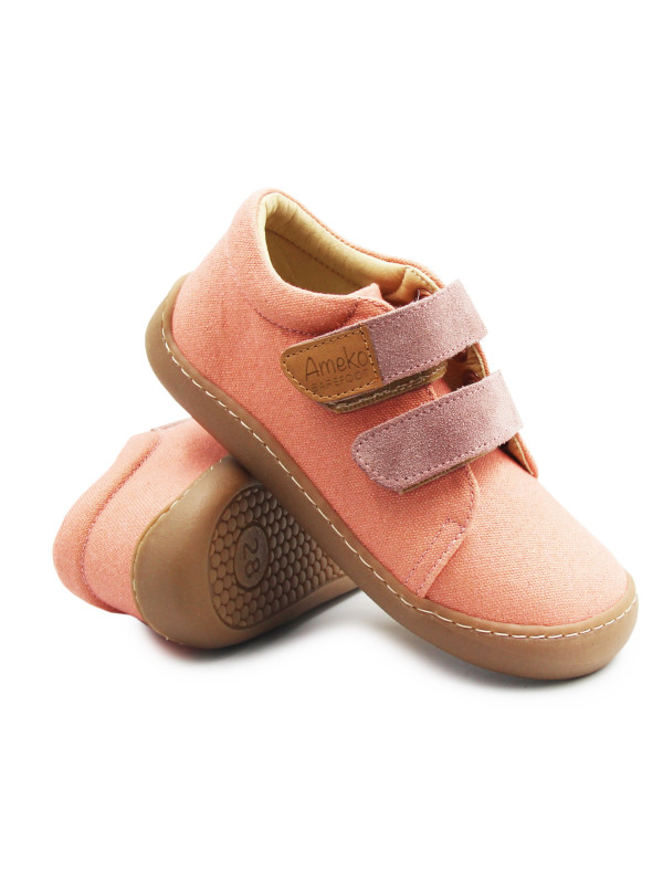 Trampki Dla Dziewczynki Barefoot Tenisówki Do Szkoły Ameko Neo Brownrose