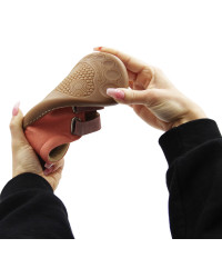 Trampki Dla Dziewczynki Barefoot Tenisówki Do Szkoły Ameko Neo Brownrose