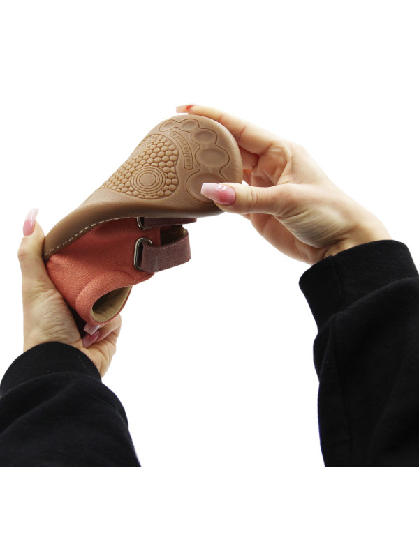 Trampki Dla Dziewczynki Barefoot Tenisówki Do Szkoły Ameko Neo Brownrose