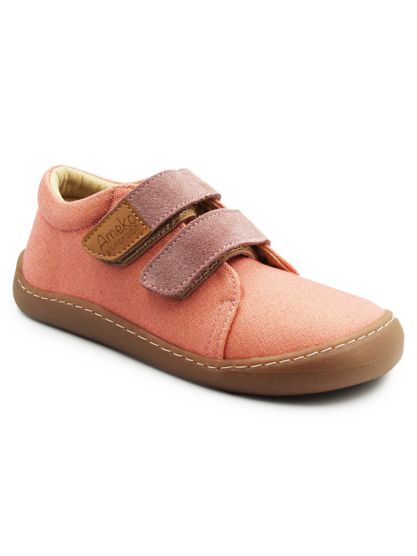 Trampki Dla Dziewczynki Barefoot Tenisówki Do Szkoły Ameko Neo Brownrose