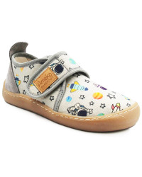 Buty Na Zmianę Do Szkoły i Przedszkola Kapcie Barefoot Ameko Piko Kosmos