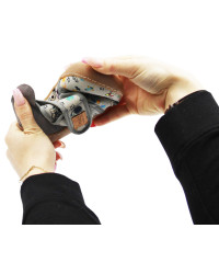 Buty Na Zmianę Do Szkoły i Przedszkola Kapcie Barefoot Ameko Piko Kosmos