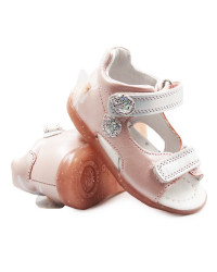Różowe Sandały Dla Dziewczynki G075-51453M Baby Pink
