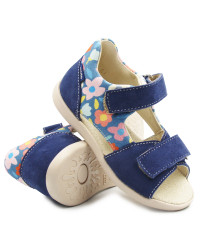 Sandałki Dla Dziewczynki Mido 21-37 Blue Bloom