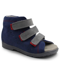 Kapcie profilaktyczne z wysokim usztywnionym zapiętkiem Dawid 002