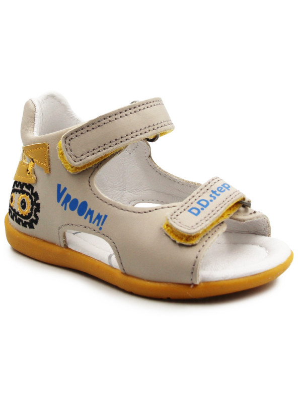 Sandały Dla Chłopczyka DD STEP G075-51868A Light Grey