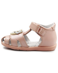 Sandały Dla Dziewczynki Różowe z Misiem DD STEP G075-51284D Baby Pink