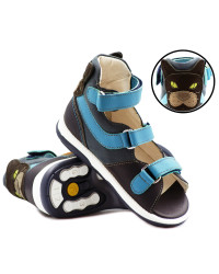 Sandały z wysokim zapiętkiem dla chłopca na lato Memo Cat