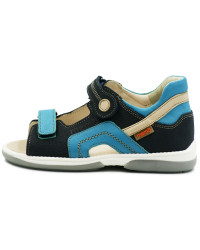 Sandałki korekcyjne dla dziecka na lato do przedszkola MEMO Szafir