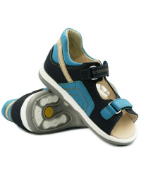 Sandałki korekcyjne dla dziecka na lato do przedszkola MEMO Szafir