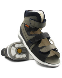 Sandały z wysokim usztywnionym zapiętkiem na lato MEMO HERMES