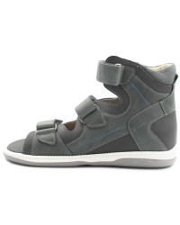 Wysokie sandały dla chłopca ze skóry naturalnej na lato MEMO LUKAS