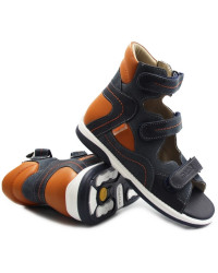 Sandały profilaktyczne z wysokim zapiętkiem na lato MEMO MICHAEL