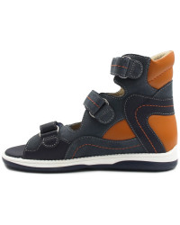 Sandały profilaktyczne z wysokim zapiętkiem na lato MEMO MICHAEL