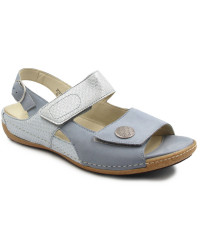 Sandały Dla Kobiet Na Lato Szerokie Niebieskie Waldlaufer 342002